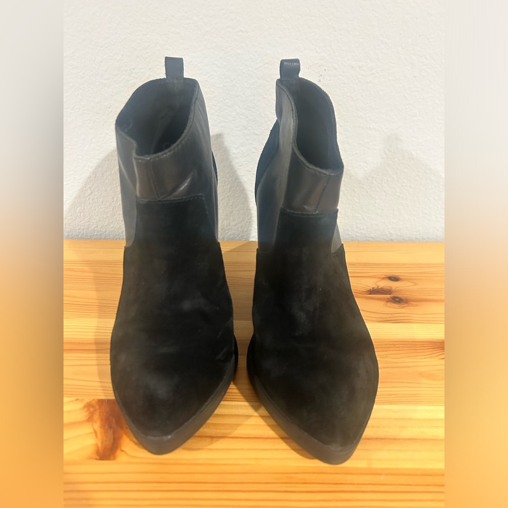 Topshop chunky heeled bootie